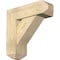 Ekena Millwork Traditional Craftsman Rough Sawn Bracket w/ Offset Brace, Douglas Fir, 8"W x 24"D x 24"H BKT0806X24X24TRA04RDF - alternate 1
